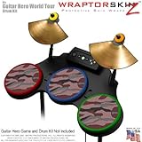 Camouflage Pink Skin by WraptorSkinz fits Guitar Hero 4 World Tour Drum Set ....