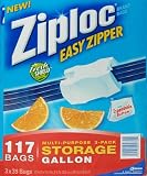 Ziploc Vacuum Pump Refill Bags, Quart Size, 12 Count