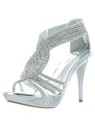Shoes: Delicacy Delicacy-07 Sandals, Silver Pu, 6