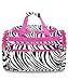 Zebra Hot Pink Duffel Bag 19