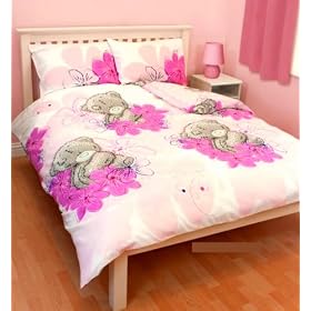 Parure de lit 2 personnes housse de couette double 200 x 200 cm + 2 taies ME TO YOU