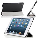 MoKo Ultra Slim Lightweight Smartshell Stand Case for Apple iPad Mini 7.9-Inch Tablet, BLACK (with Smart Cover Auto Wake/Sleep)