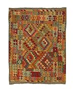 Design Community By Loomier Alfombra Kelim Kaudani (Rojo/Multicolor)