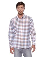 Otto Kern Camisa Agobart (Naranja / Azul / Blanco)