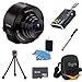 Sony DSC-QX10/B DSC-QX10 DSCQX10B QX10 QX10B (Black) Smartphone Attachable 4.45-44.5mm Lens-Style Camera BUNDLE with 16GB High Speed Micro SD Card, Carrying Case, Smartphone Stylus, Table Tripod, All in One USB Card Reader and Lens Cleaner