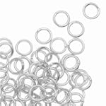 4mm Open Jump Rings 21 Gauge Silver P...