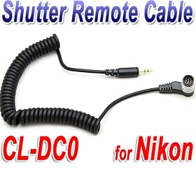 Pixel Coiled Camera Connecting Cable for Nikon D1 D2 D3 series D700 D300 D300s D200 N90s F5 F6 F90 F90X Fujifim Kodak