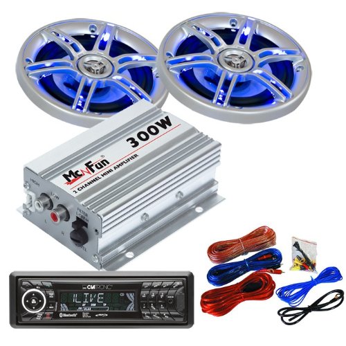 300W Auto Radio Endstufe LED-Lautsprecher CAR-196