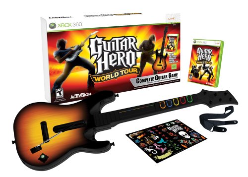 Childrens Toyshop  Video Games : Guitar Hero: World Tour - Guitar Bundle (Xbox 360)