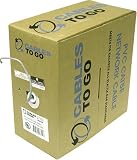 Cables To Go - 27352 - 1000ft CAT5E 350Mhz  Solid PVC Cmr Cable Grey