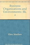 Business organisations and environments