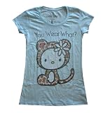  : Public Library Sanrio Hello Kitty In Tiger Costume Light Blue T-Shirt