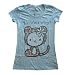 Public Library Sanrio Hello Kitty In Tiger Costume Light Blue T-Shirt , S