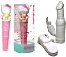 Hello Kitty Pink Pocket Rocket Vibrator and White Jack Rabbit Vibrator Adult Sex Toy Kit
