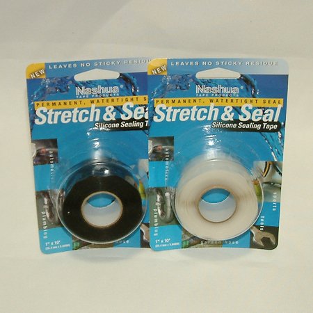 Nashua 386 Stretch and Seal Tape: 1 in. x 10 ft. (Black)