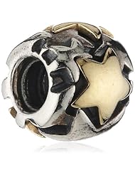 PANDORA Sterling Silver & 14k Gold Stars Charm 790563