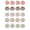 20 Pre-cut Cath Kidston vintage edible cup cake topper decorations by Topped Off (FREE UK SHIPPING)