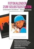 Foto-Kalender zum Selbstgestalten schwarz/wei&szlig;