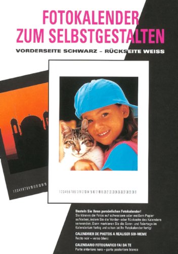 Heye Verlag GmbH Foto-Kalender zum Selbstgestalten schwarz/wei&szlig;