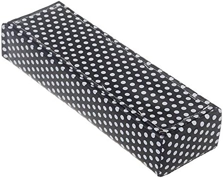 eBelken Nail Art Tool Polka Dot Pattern Leather Pad Salon Hand Holder Column Cushion Pillow Arm Rest Manicure Tool (Black)