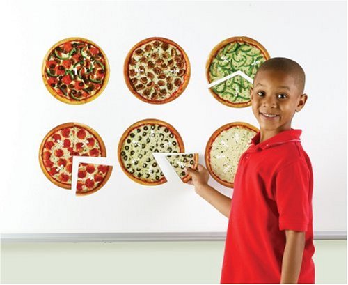 Learning Resources Magnetic Pizza Fractions
