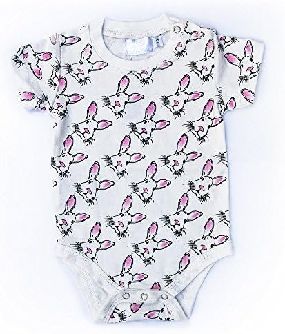 Princess LirLir Baby Romper | Cute Animal design | Unisex Bodysuit (Cute Bunny)