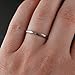 King Will 2mm Men's High Polished Comfort Fit Domed Tungsten Carbide Ring Wedding Band