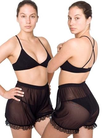 American Apparel Nylon Spandex Micro-Mesh Bloomer