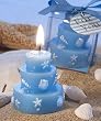 Beach Theme Wedding Cake Candle Favor