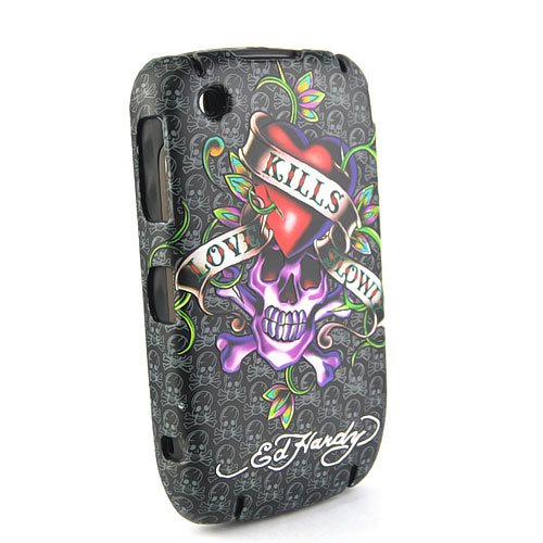 New to Textured Love Kills Ed Hardy Tattoo Hard Case Cover For BlackBerry 