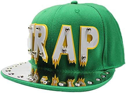 Kimmy Unisex 3d Letters Trap Rivet Bolt Hip-hop Hat Spike Snapback Baseball Cap 009