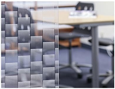 Geo Window Films (LV-RP5078) White Repetitive Point 50" x 78" Decorative Window Film
