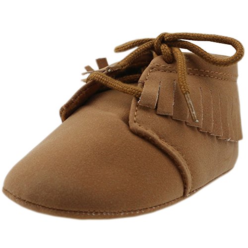 Orgrimmar First Walkers Soft Sole Cotton Fabric Tassel Crib Shoes