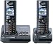 Electronics : Panasonic Expandable Digital Cordless Dect 6.0 Phone System (KXTG8232B)