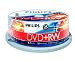 25 pack philips 4 speed dvd+rw discs