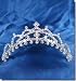 Bridal Wedding Tiara Comb With Four-Crystal Center 38884