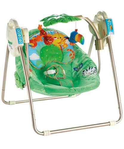 Childrens Toyshop   : Fisher Price Rainforest Take-along Swing