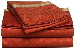 Natori Talisman 300-Thread-Count Rayon Made From Bamboo and Cotton California King Fitted Sheet