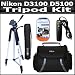 Tripod Bundle Kit For Nikon D3100 D5100 Digital SLR Camera Includes 57 Inch Pro Tripod + Remote Shutter Release + Deluxe Carrying Case + 3 Pack LCD Screen Protectors
