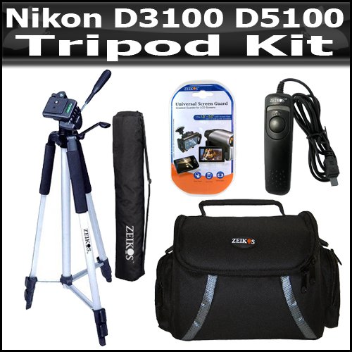 Tripod Bundle Kit For Nikon D3100 D5100 Digital 
