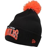 New Era Baltimore Orioles Black Chalk Up Cuffed Knit Beanie