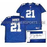 Tiki Barber Hand Signed Authentic Giants Home Jersey at Steiner Sports