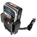 Advanced Car Mount System for Blackberry - FM Transmitter & Charger - Hands-Free Calling - Car Stereo MP3 Playback - for BOLD 9000 / 9700 - Curve 8520 GEMINI - World Edition 8800 / 8820 / 8830