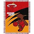 Miami Heat NBA Triple Woven Jacquard Throw (044 Series) (36x46")"