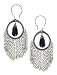 Nashelle Designs Decadent Playful Fringe Earring, Color Silver