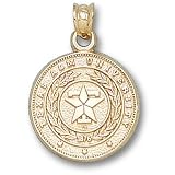 Texas A&M University Polished Seal Pendant (14kt)