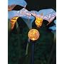 Allsop Firefly Solar Garden Art with Crackle Glass Globe