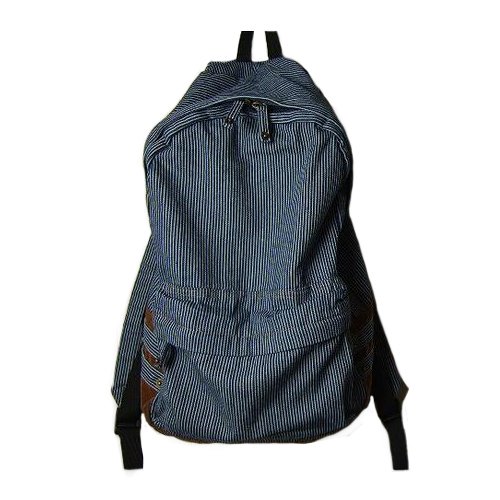 製品洗いデニムの2ラインリュック/デイパック+IN  レディース　リュック　メンズ　リュック　リュックサック　リュックレディース