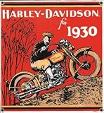 Harley Davidson Classic 1930 Model Porcelain Wall Sign/Plaque/Plate