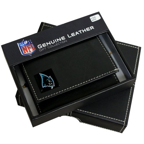 Carolina Panthers Leather TriFold Wallet